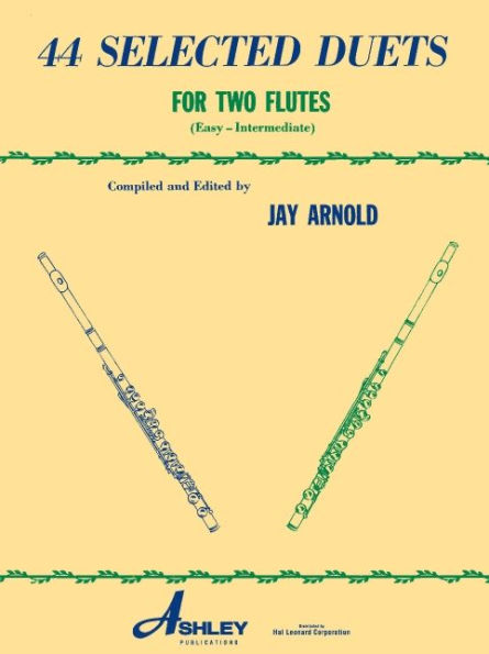 44 Selected Duets for Two Flutes