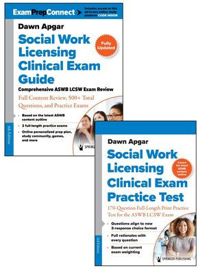 Social Work Licensing Clinical Exam Guide and Additional Print Practice Test Set