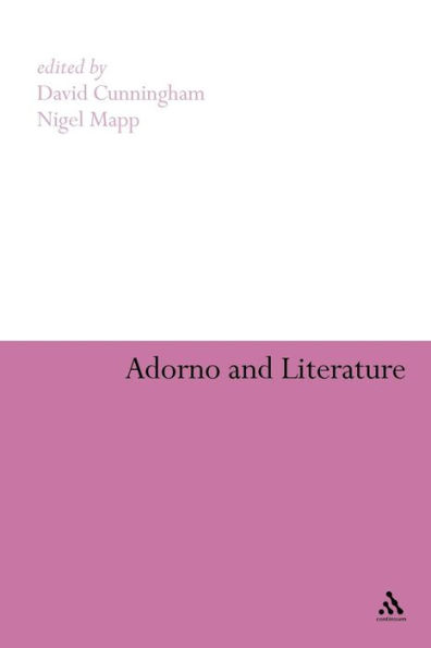 Adorno and Literature