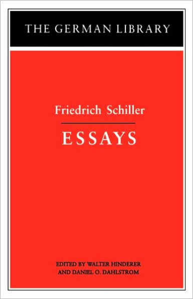 Essays: Friedrich Schiller / Edition 1