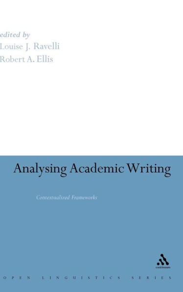 Analysing Academic Writing: Contextualized Frameworks