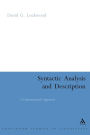 Syntactic Analysis and Description: A Constructional Approach