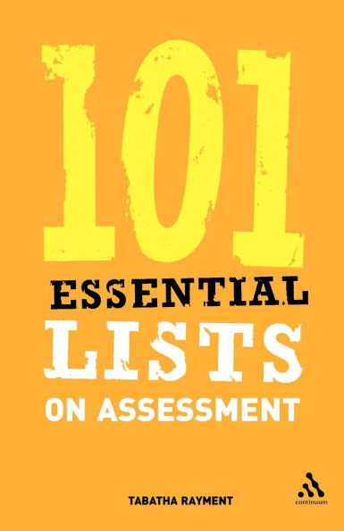 101 Essential Lists on Assessment