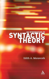 Title: An Introduction to Syntactic Theory, Author: Edith A. Moravcsik