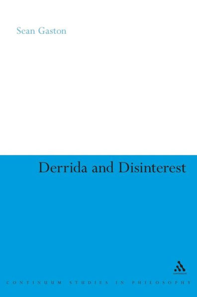 Derrida and Disinterest