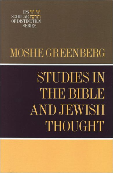 Studies in the Bible and Jewish Thought