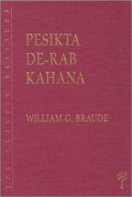 Title: Pesikta De-Rab Kahana, Author: Yehiel E. Poupko