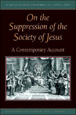 On The Suppression Of The Society Of Jesus