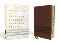 Title: NVI, Biblia de Estudio Teología Bíblica, Interior a cuatro colores, Leathersoft, Café, con Índice: Sigue el plan redentor de Dios como se desenlaza en las Escrituras, Author: Vida