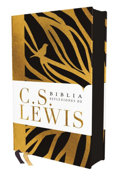 RVR, Biblia Reflexiones de C. S. Lewis, Tapa dura, Negro, Interior a dos colores, Comfort Print