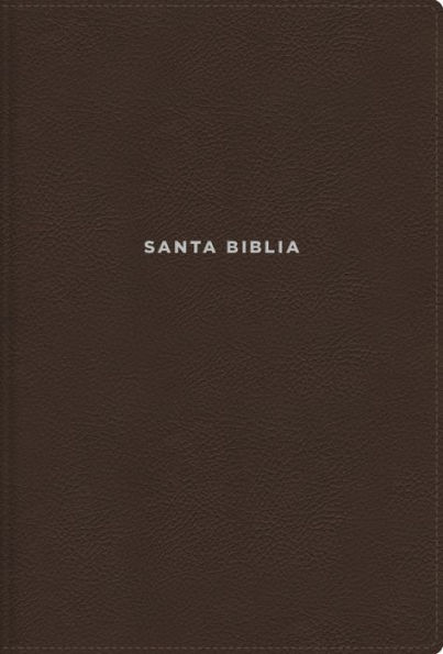 NVI, Biblia de Estudio actualizada, Revisión 2022, Leathersoft, Café, Letra grande, Interior a color, Palabras de Jesús en Rojo, Comfort Print