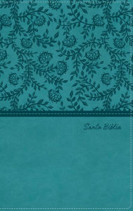 Title: RVR60, Santa Biblia, Tierra Santa, Letra grande, Leathersoft, Turquesa, con Cierre, Palabras de Jesús en Rojo, Comfort Print, Author: Vida