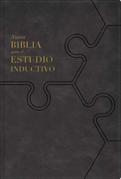NBLA, Nueva Biblia para el estudio inductivo, Interior a dos colores, Leathersoft, Gris, Comfort Print