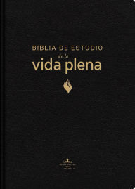 Title: RVR60, Biblia de estudio de la vida plena, Edición clásica, Piel fabricada, Negro, Palabras de Jesús en rojo, Comfort Print, Author: Vida