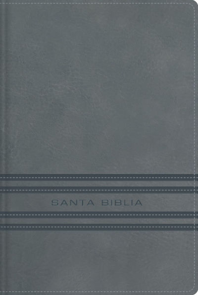 NBLA, Santa Biblia, Edición versificada, Tamaño bolsillo, Leathersoft, Gris, Palabras de Jesús en rojo, Comfort Print