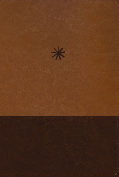 NBLA, Biblia Cronológica de Estudio, Interior a cuatro colores, Leathersoft, dos tonos café, Comfort Print