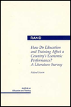 How Do Education and Training Affect a Country's Economic Perfomance?: A Literature Survey