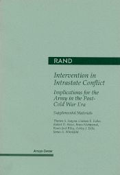 Intervention in Intra-State Conflict, Supplement: Implications for the Army in the Post-Cold War Era: Supplemental Materials
