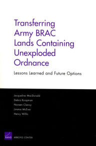 Title: Transferring Army BRAC Lands Containing Unexploded Ordnance: Lessons Learned and Future Options, Author: Jacqueline MacDonald