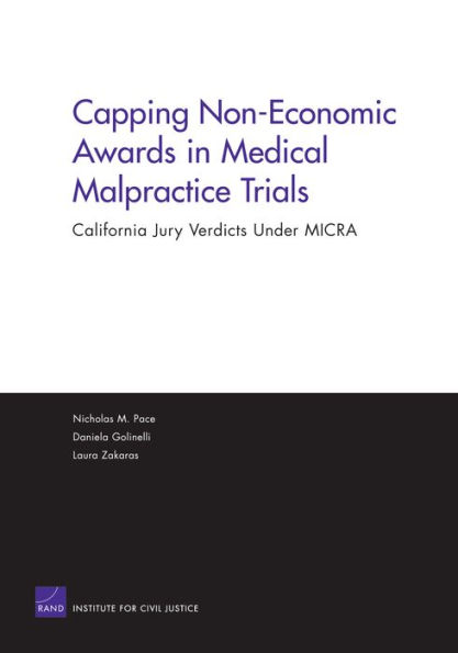 Capping Non Economic Awards in Medical Malpractice Trials: C