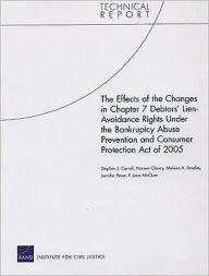 Title: EFFECTS OF THE NOPANGES IN NOPAPTER 7 DEBTORS LIEN-, Author: Stephen J. Carroll