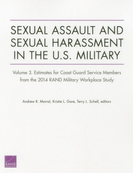 Sexual Assault and Sexual Harassment in the U.S. Military: Volume 3. Estimates for Coast Guard Service Members from the 2014 RAND Military Workplace Study