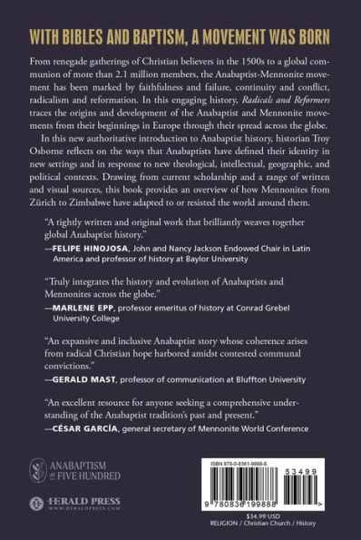 Radicals and Reformers: A Survey of Global Anabaptist History