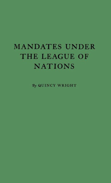 Mandates under the League of Nations