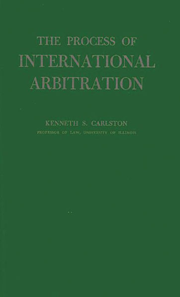 The Process of International Arbitration