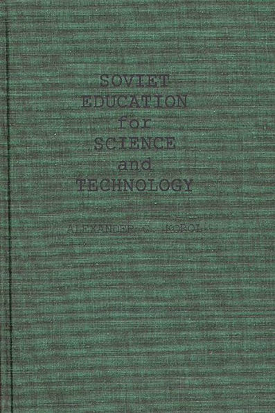 Soviet Education for Science and Technology