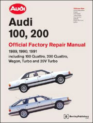 Title: Audi 100, 200 Official Factory Repair Manual: 1989-1991 Including Quattro and 20-Valve, Author: Audi of America