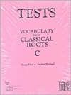 Title: Tests - Vocabulary From Classical Roots - C, Author: Norma Fifer