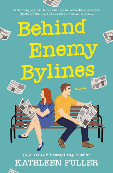 Behind Enemy Bylines: A cozy, low-spice, small-town romance brimming with early 2000s nostalgia