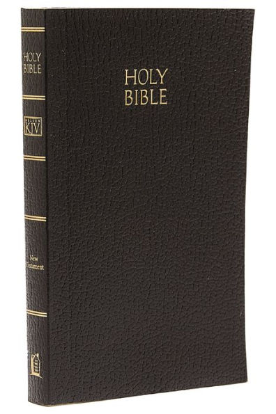 KJV Vest Pocket New Testament: King James Version, black imitation leather, words of Christ in red