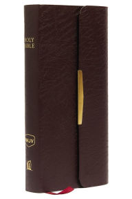 Title: NKJV, Checkbook Bible, Compact, Bonded Leather, Burgundy, Wallet Style, Red Letter: Holy Bible, New King James Version, Author: Thomas Nelson