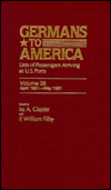 Germans to America, Apr. 16, 1881-May 31, 1881: Lists of Passengers Arriving at U.S. Ports