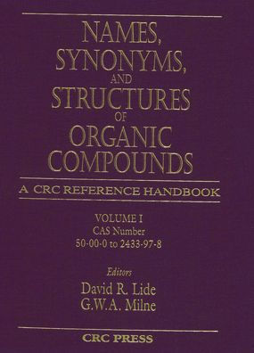 Names, Synonyms, and Structures of Organic Compounds / Edition 1