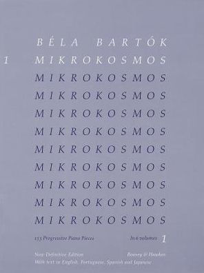 Bela Bartok - Mikrokosmos Volume 1 (Blue): 153 Progressive Piano Pieces