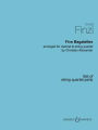 Finzi: Five Bagatelles arranged for Clarinet and String Quartet Set of String Quartet Parts