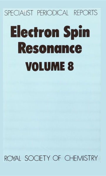 Electron Spin Resonance: Volume 8