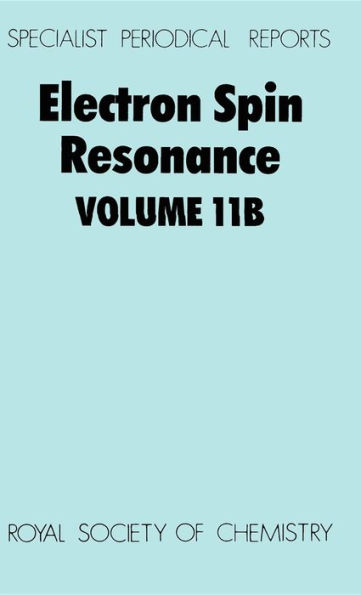 Electron Spin Resonance: Volume 11B