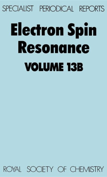 Electron Spin Resonance: Volume 13B