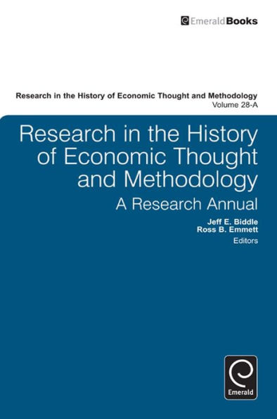 Research in the History of Economic Thought and Methodology: A Research Annual