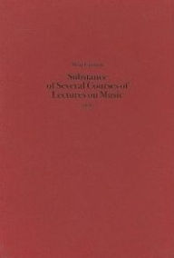 Title: Substance of Several Courses of Lectures on Music (1831), Author: William Crotch