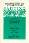 Title: Christic Baptism (PB), Author: James W. Dale