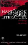 Title: Handbook/Greek Literature (PB), Author: H. J. Rose