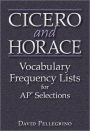 Cicero and Horace Vocabulary Frequency