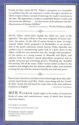 Consider the Oyster by M. F. K. Fisher, Paperback | Barnes & Noble®