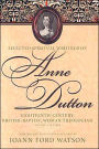 The Influential Spiritual Writings of Anne Dutton: Eighteenth-Century British Baptist Woman Writer: Letters, Volume 1