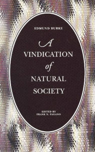 Title: A Vindication of Natural Society, Author: Edmund Burke